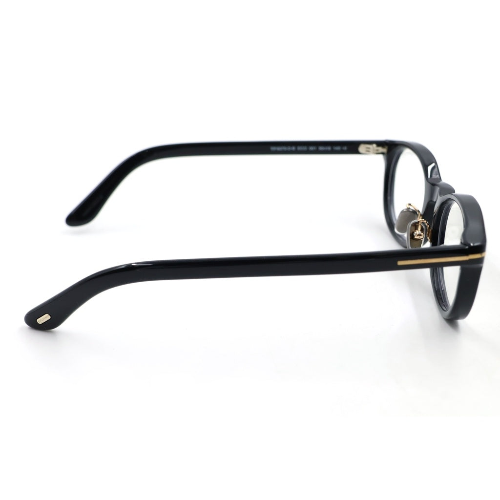 TOM FORD(トムフォード) TF6075-D-B アジアンフィット オーバルフレーム クリアレンズ サングラス メガネ ブラック