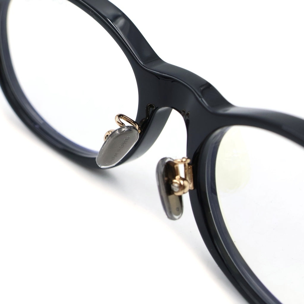TOM FORD(トムフォード) TF6075-D-B アジアンフィット オーバルフレーム クリアレンズ サングラス メガネ ブラック