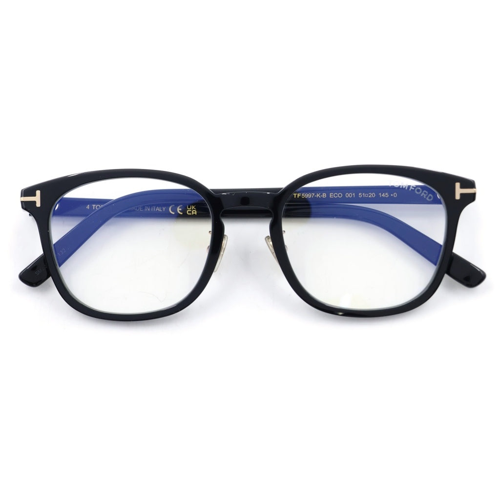 TOM FORD(トムフォード) TF5997-K-B アジアンフィット ウェリントンフレーム クリアレンズ サングラス メガネ ブラック