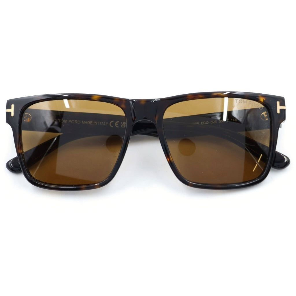 TOM FORD(トムフォード) CALDER スクエアフレーム カラーレンズ サングラス メガネ ブラウン TF1205
