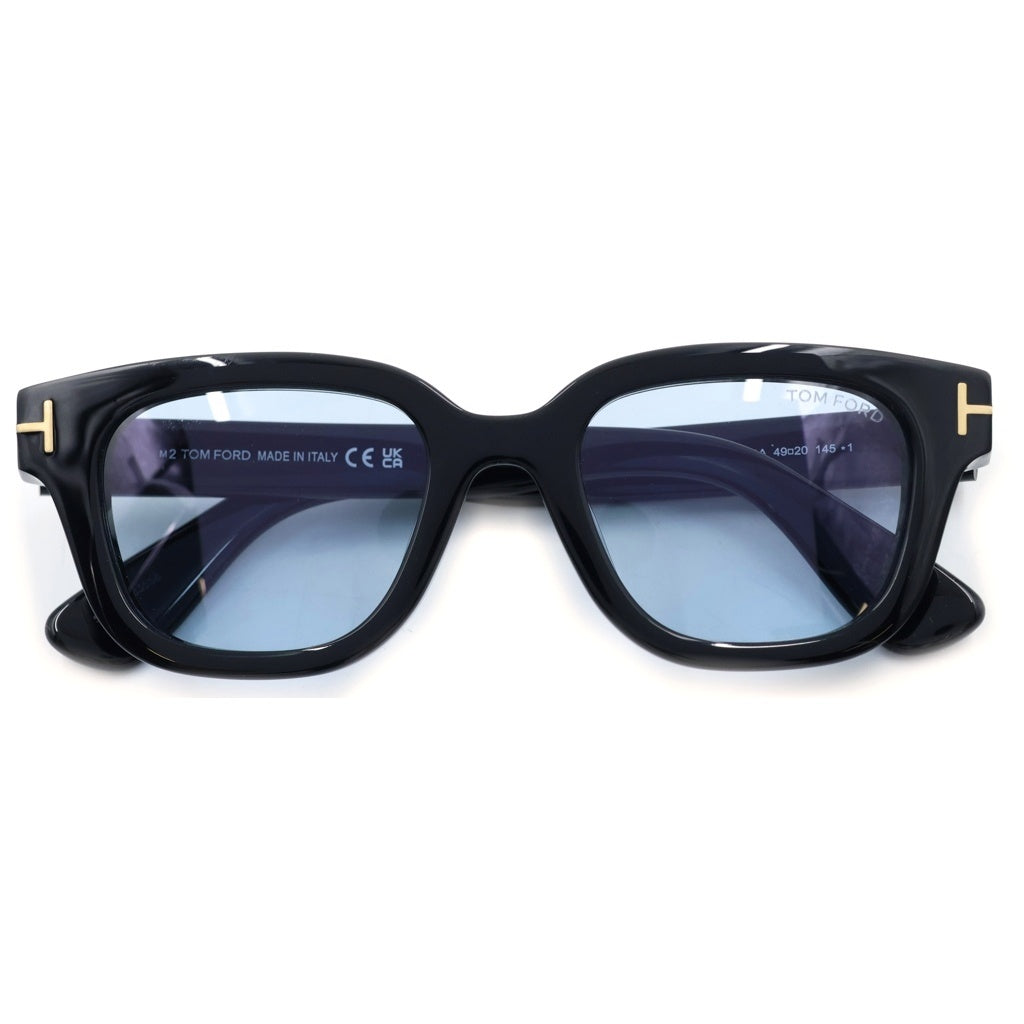 TOM FORD(トムフォード) TF1274-D アジアンフィット ウェリントンフレーム クリア カラーレンズ サングラス メガネ ブラック/ブルー