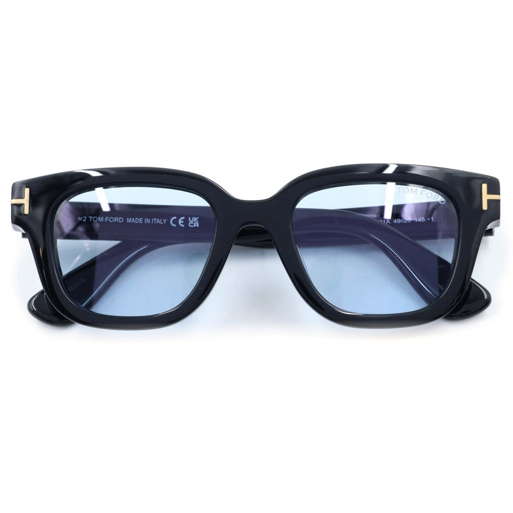 TOM FORD(トムフォード) TF1274-D アジアンフィット ウェリントンフレーム クリア カラーレンズ サングラス メガネ ブラック/ブルー
