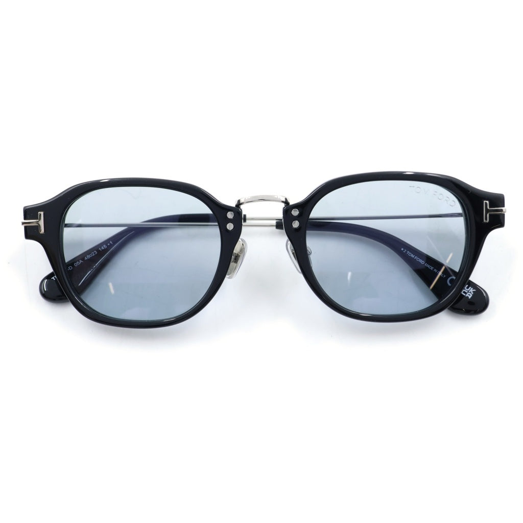 TOM FORD(トムフォード) TF1395-D アジアンフィット ボストンフレーム カラーレンズ サングラス メガネ ブラック/ブルー/シルバー