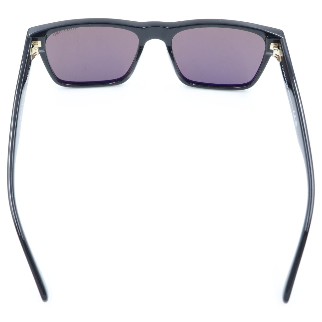 TOM FORD(トムフォード) CALDER スクエアフレーム カラーレンズ サングラス メガネ ブラック TF1205