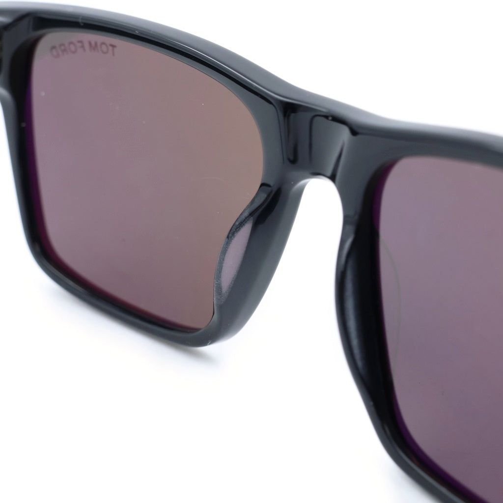 TOM FORD(トムフォード) CALDER スクエアフレーム カラーレンズ サングラス メガネ ブラック TF1205