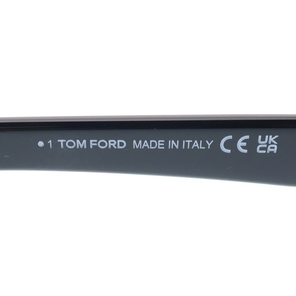 TOM FORD(トムフォード) TF1231-D アジアンフィット スクエアフレーム クリアレンズ サングラス メガネ ブラック/グリーン