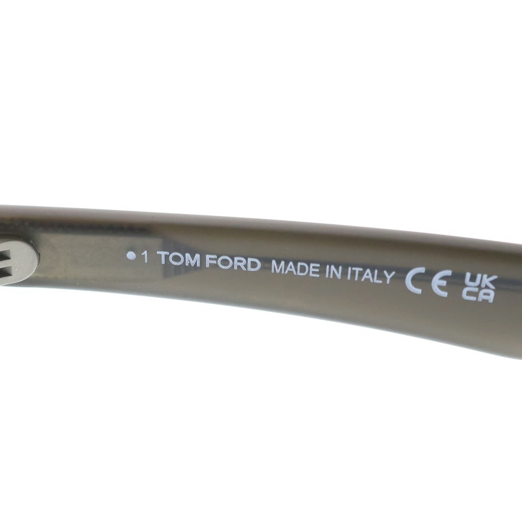 TOM FORD(トムフォード) TF1231-D アジアンフィット スクエアフレーム クリアレンズ サングラス メガネ グレー