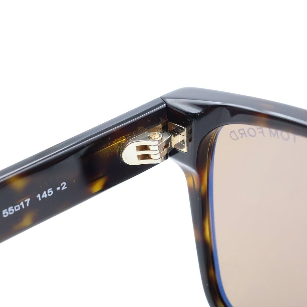 TOM FORD(トムフォード) CALDER スクエアフレーム カラーレンズ サングラス メガネ ブラウン TF1205