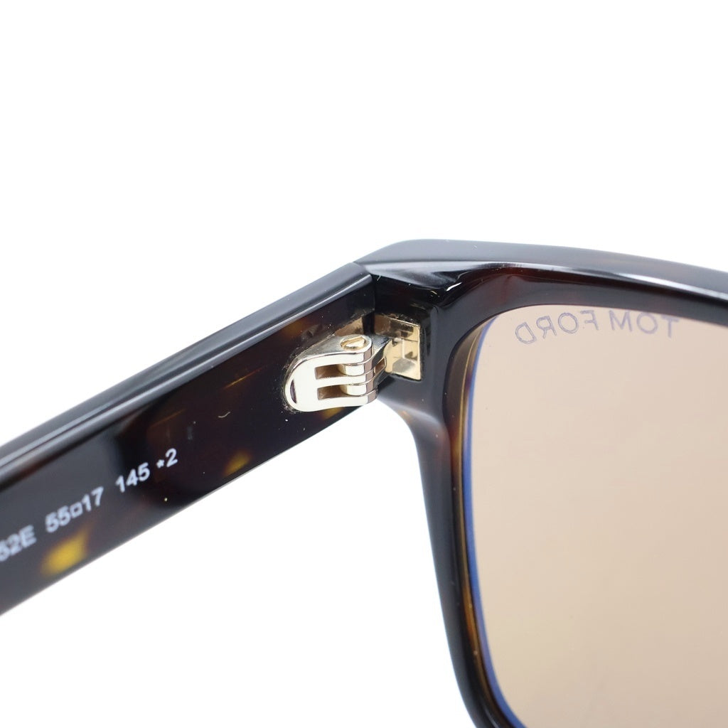TOM FORD(トムフォード) CALDER スクエアフレーム カラーレンズ サングラス メガネ ブラウン TF1205