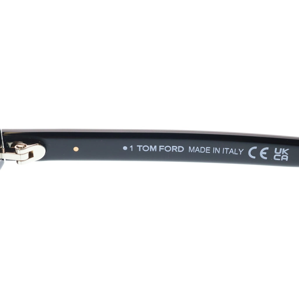 TOM FORD(トムフォード) TF5818-F-B アジアンフィット ウェリントンフレーム クリアレンズ サングラス メガネ ブラック