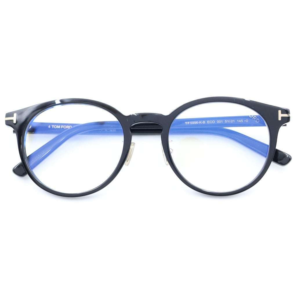 TOM FORD(トムフォード) アジアンフィット ボストンフレーム クリアレンズ サングラス メガネ ブラック TF5996-K-B