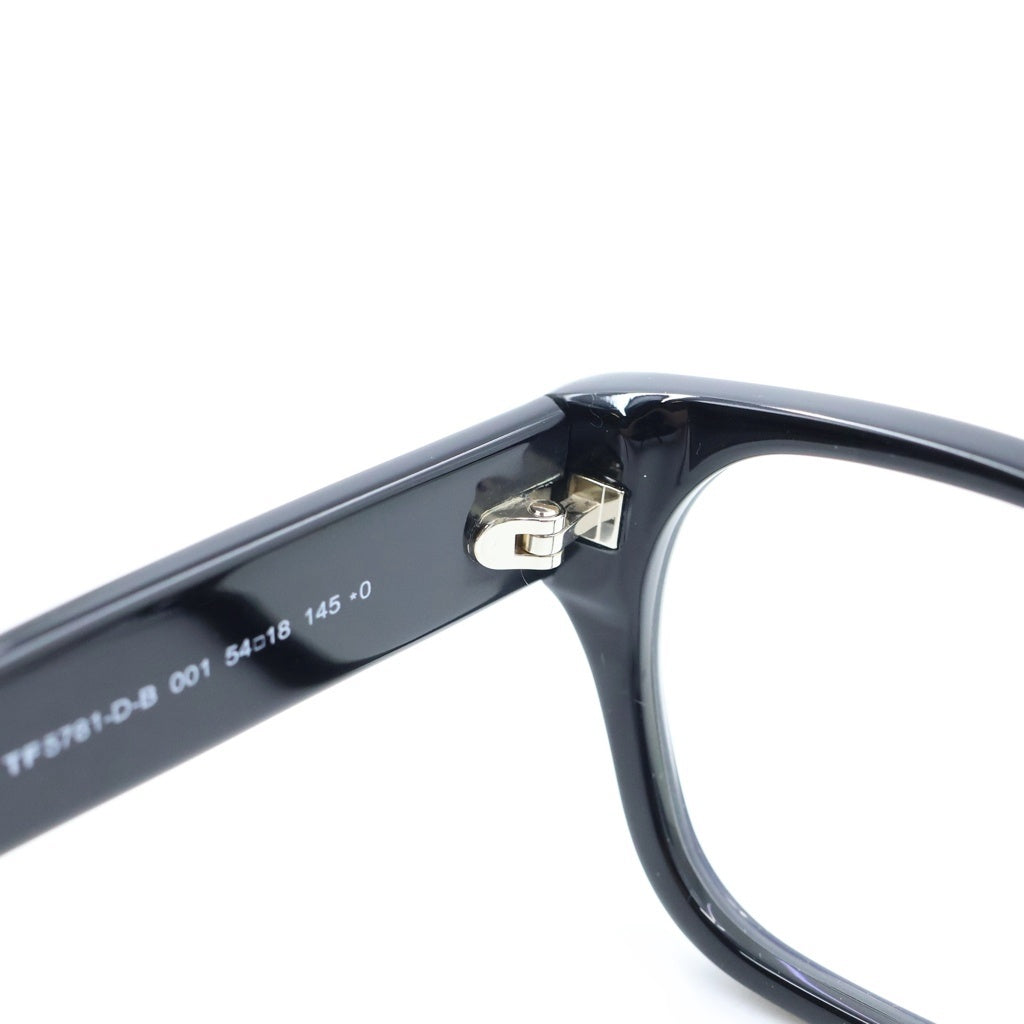 TOM FORD(トムフォード) アジアンフィット スクエアフレーム クリアレンズ サングラス メガネ ブラック TF5781-D-B レディース