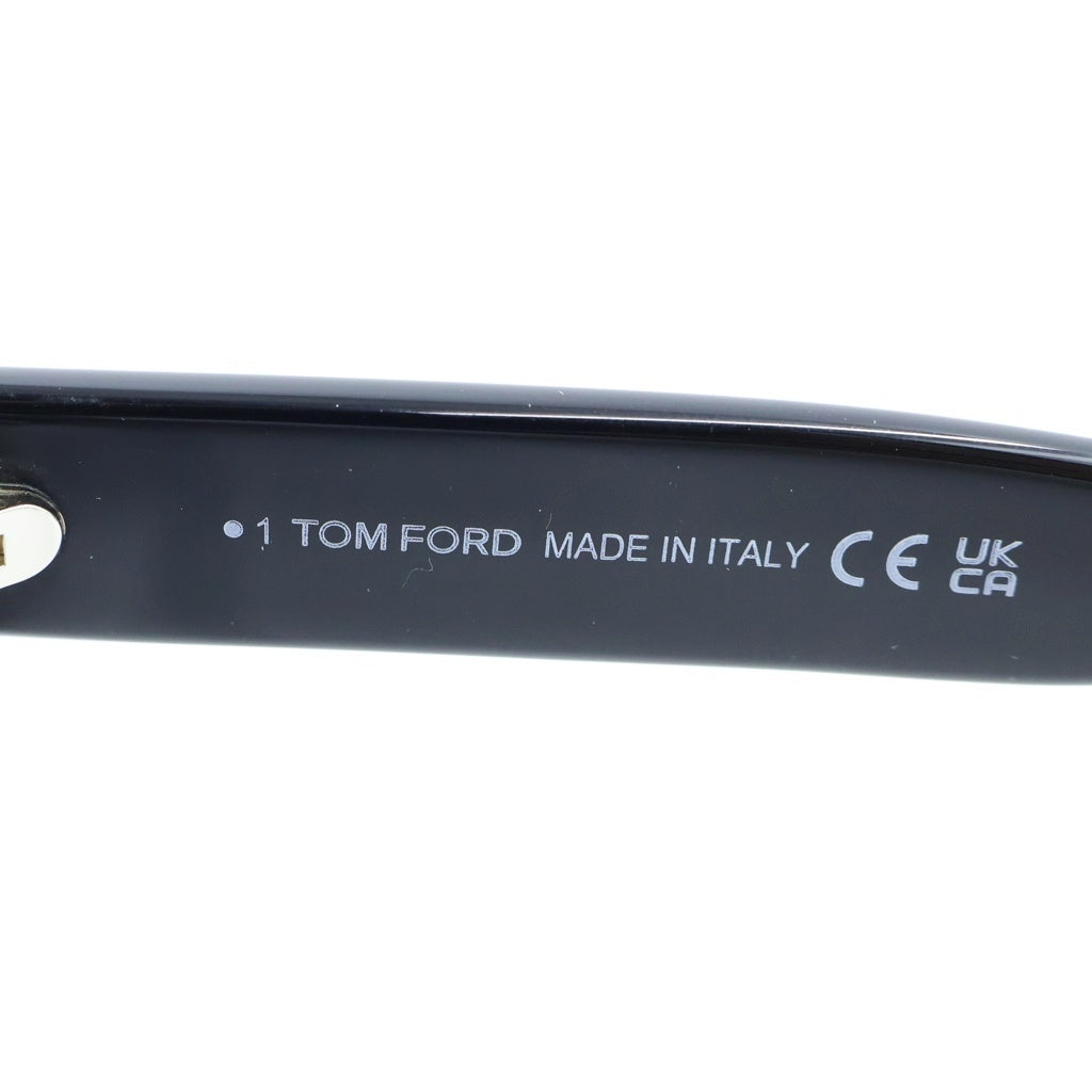 TOM FORD(トムフォード) アジアンフィット スクエアフレーム クリアレンズ サングラス メガネ ブラック TF5781-D-B レディース