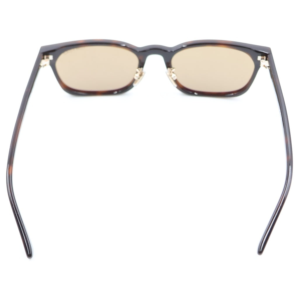 TOM FORD(トムフォード) アジアンフィット スクエアフレーム クリア カラーレンズ サングラス メガネ ブラウン TF1350-D レディース