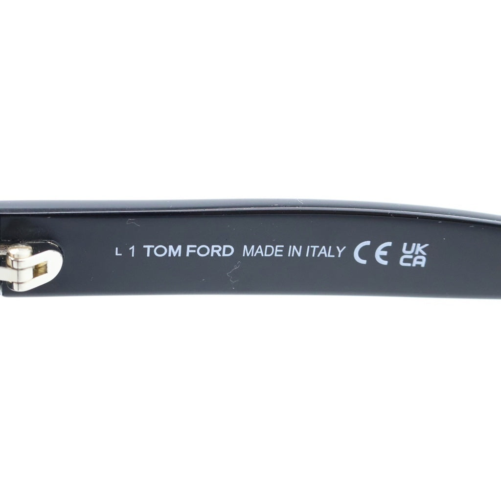 TOM FORD(トムフォード) アジアンフィット ウェリントンフレーム クリアレンズ サングラス メガネ ブラック TF5178-F