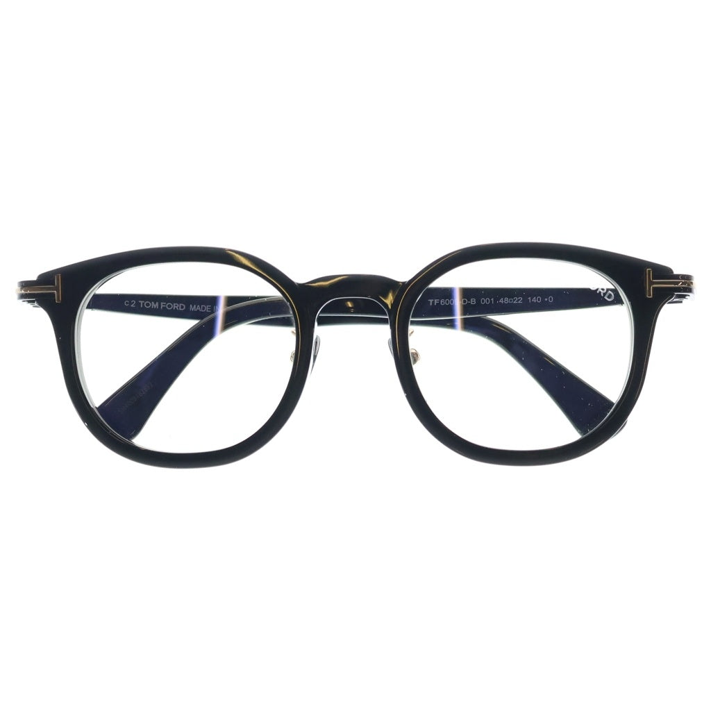 TOM FORD(トムフォード) TF6009-D-B アジアンフィット ウェリントンフレーム クリアレンズ サングラス メガネ ブラック