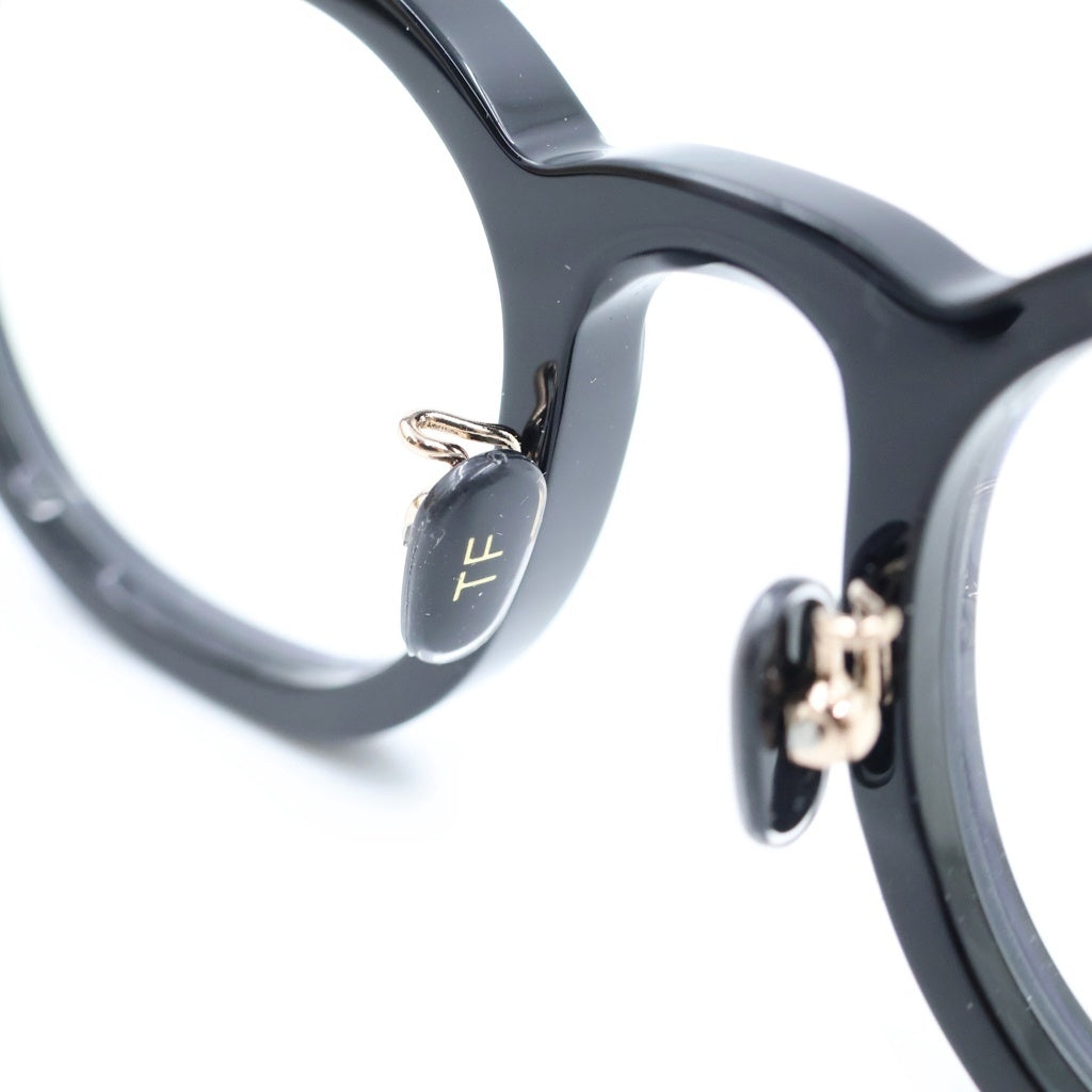 TOM FORD(トムフォード) アジアンフィット ウェリントンフレーム クリアレンズ サングラス メガネ ブラック TF6009-D-B レディース