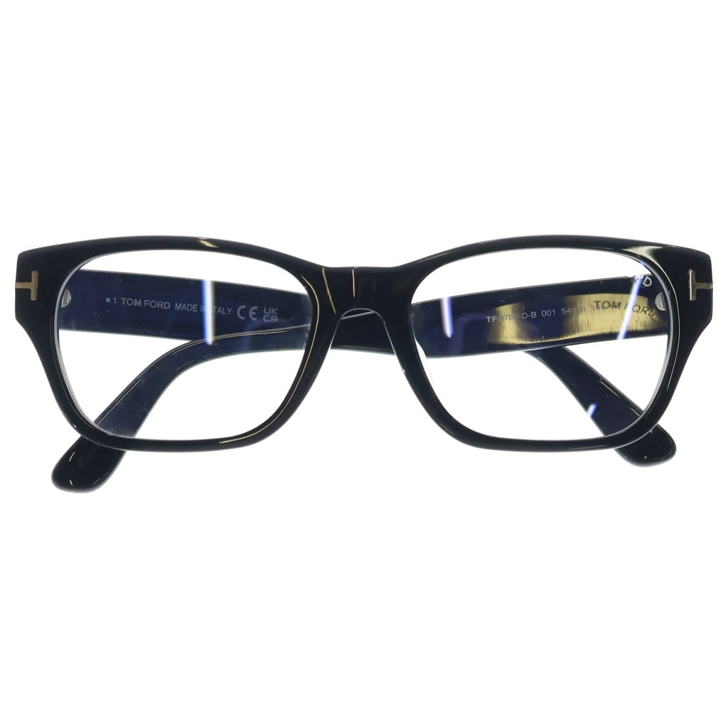 TOM FORD(トムフォード) TF5781-D-B アジアンフィット スクエアフレーム クリアレンズ サングラス メガネ ブラック