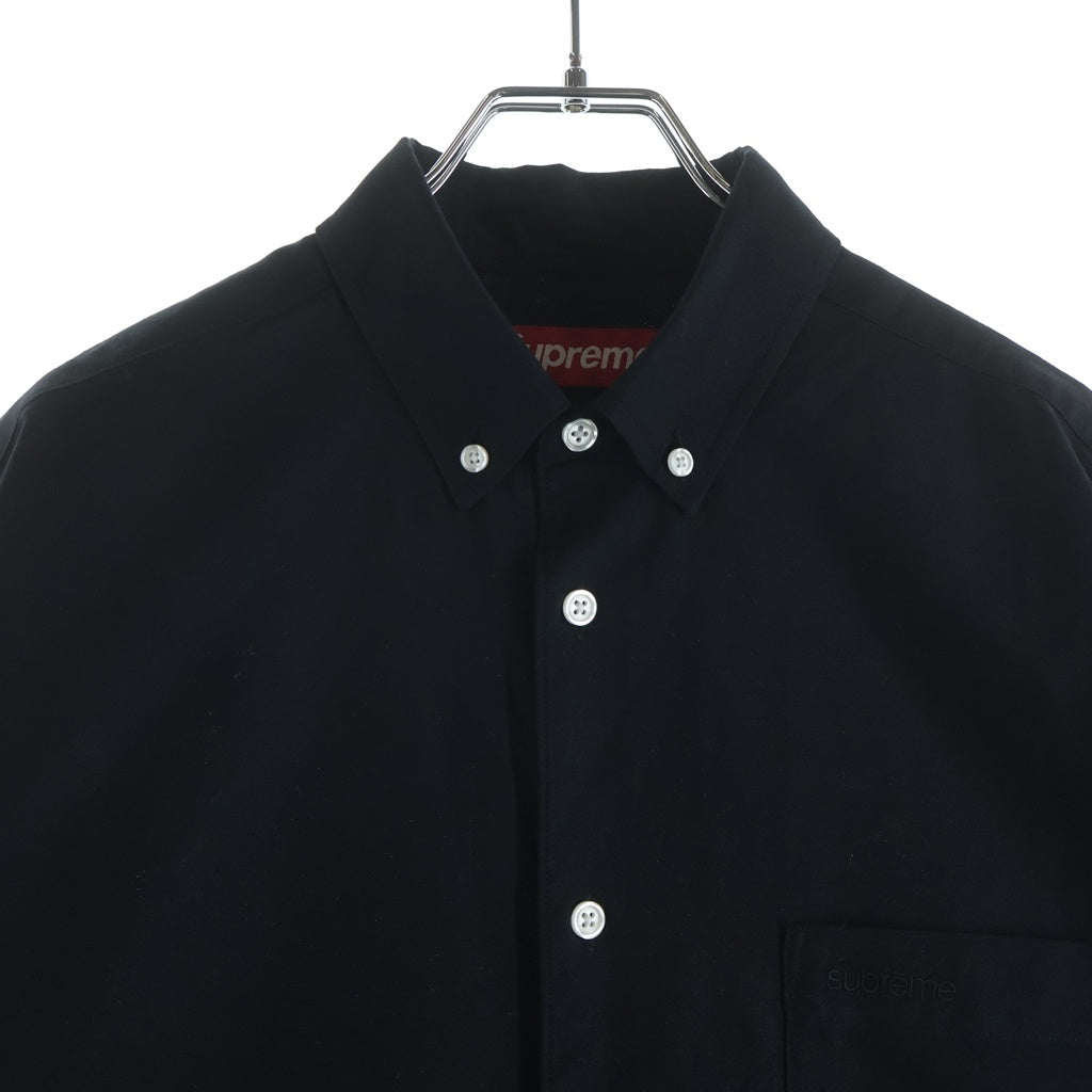 SUPREME(シュプリーム) 26SS Loose Fit Oxford S/S Shirt ルーズフィット オックスフォード ボタンダウン 半袖シャツ ブラック