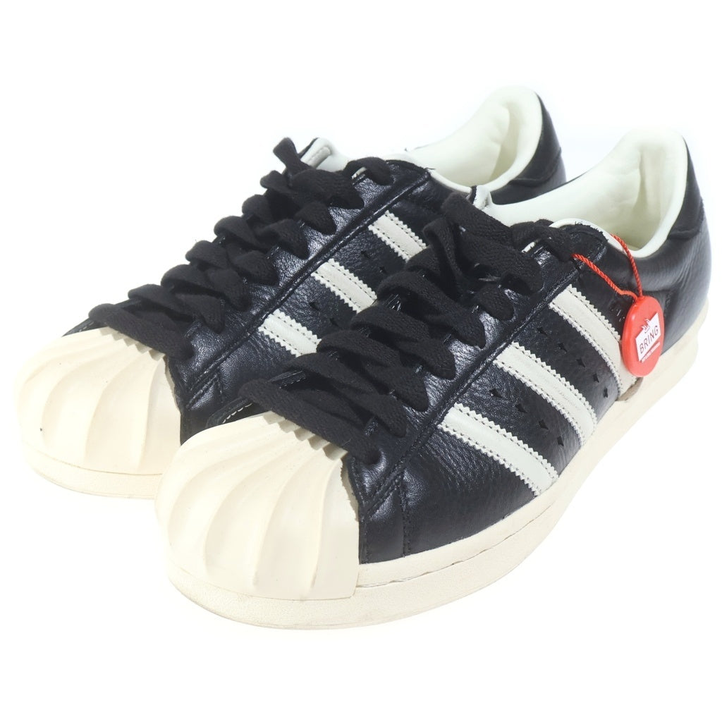 adidas(アディダス) ×THUG CLUB SUPERSTAR VINTAGE サグクラブ スーパースター ヴィンテージ ローカット レザースニーカー ブラック US7.5/25.5cm JS1907