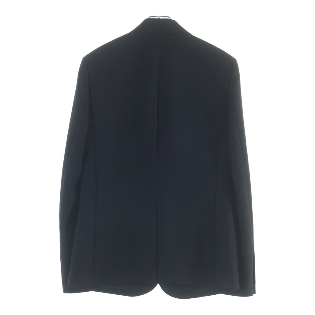 SAINT LAURENT PARIS(サンローランパリ) 19AW ピークドラペル ビジュー シングルブレスト テーラードジャケット ブラック 583325 Y031V