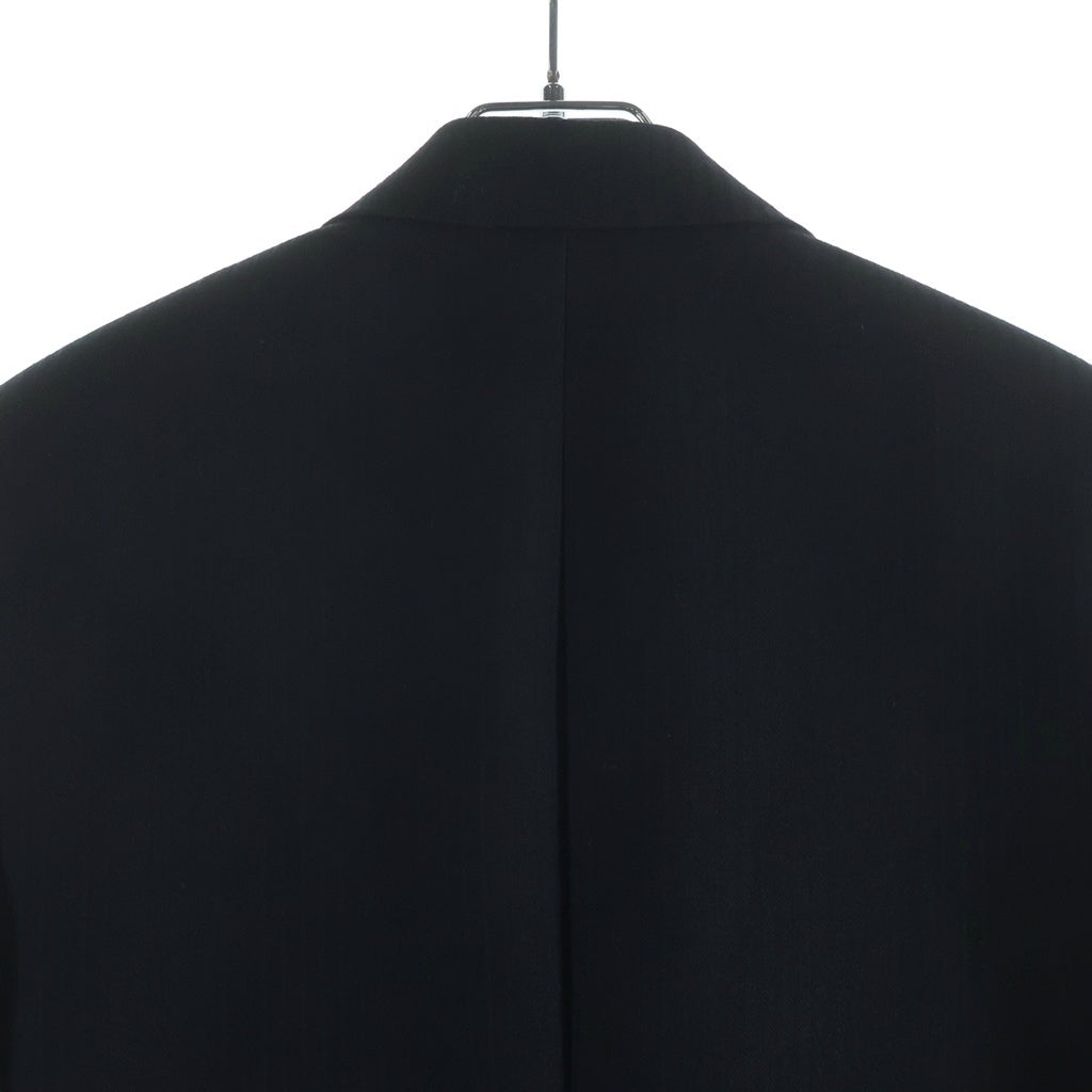 SAINT LAURENT PARIS(サンローランパリ) 19AW ピークドラペル ビジュー シングルブレスト テーラードジャケット ブラック 583325 Y031V