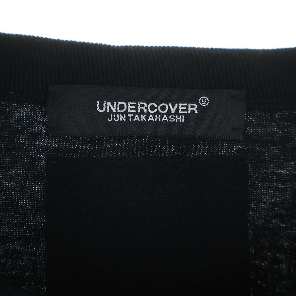 UNDERCOVER(アンダーカバー) 24SS ネームコラージュ クルーネック半袖Tシャツ カットソー ブラック UC1D4807-4