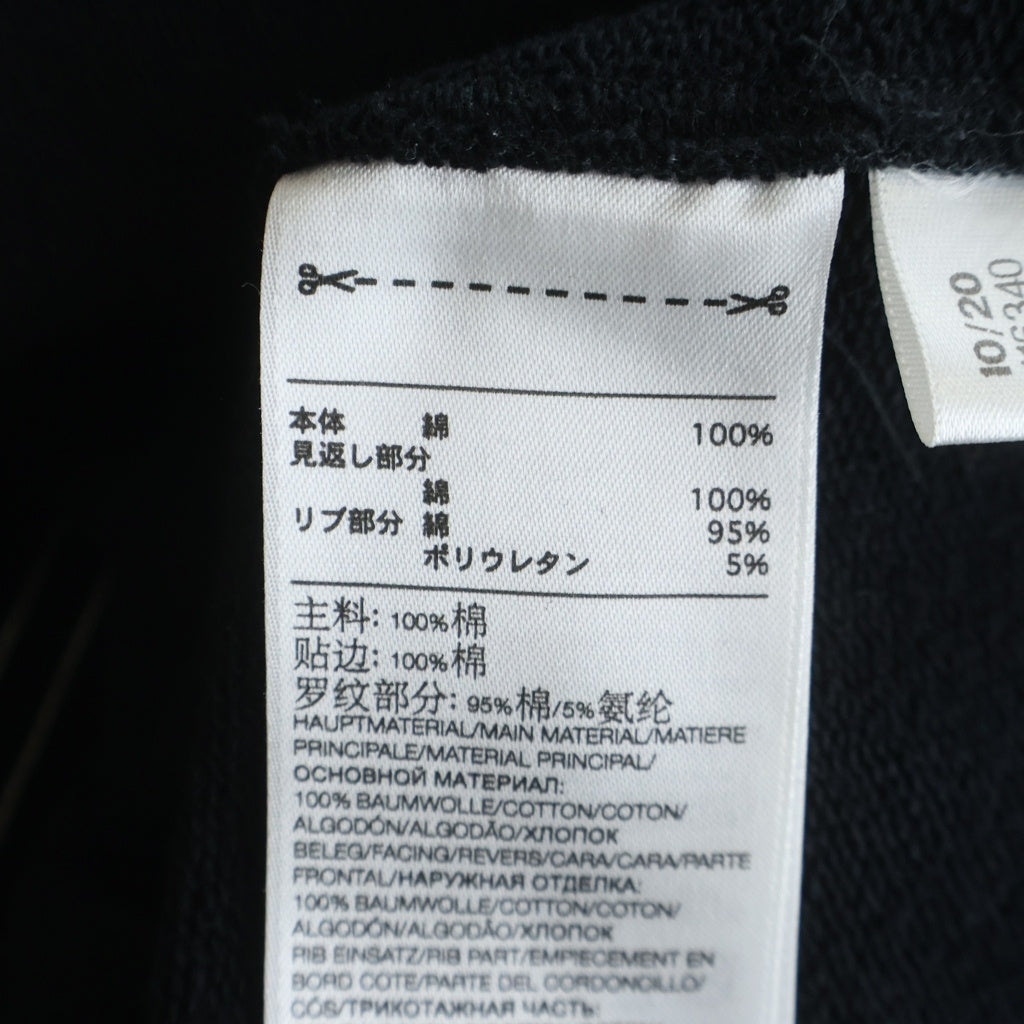 Y-3(ワイスリー) 21SS M 3 STP TERRY HOODIE サイドストライプ プルオーバースウェットパーカー フーディー ブラック H16340