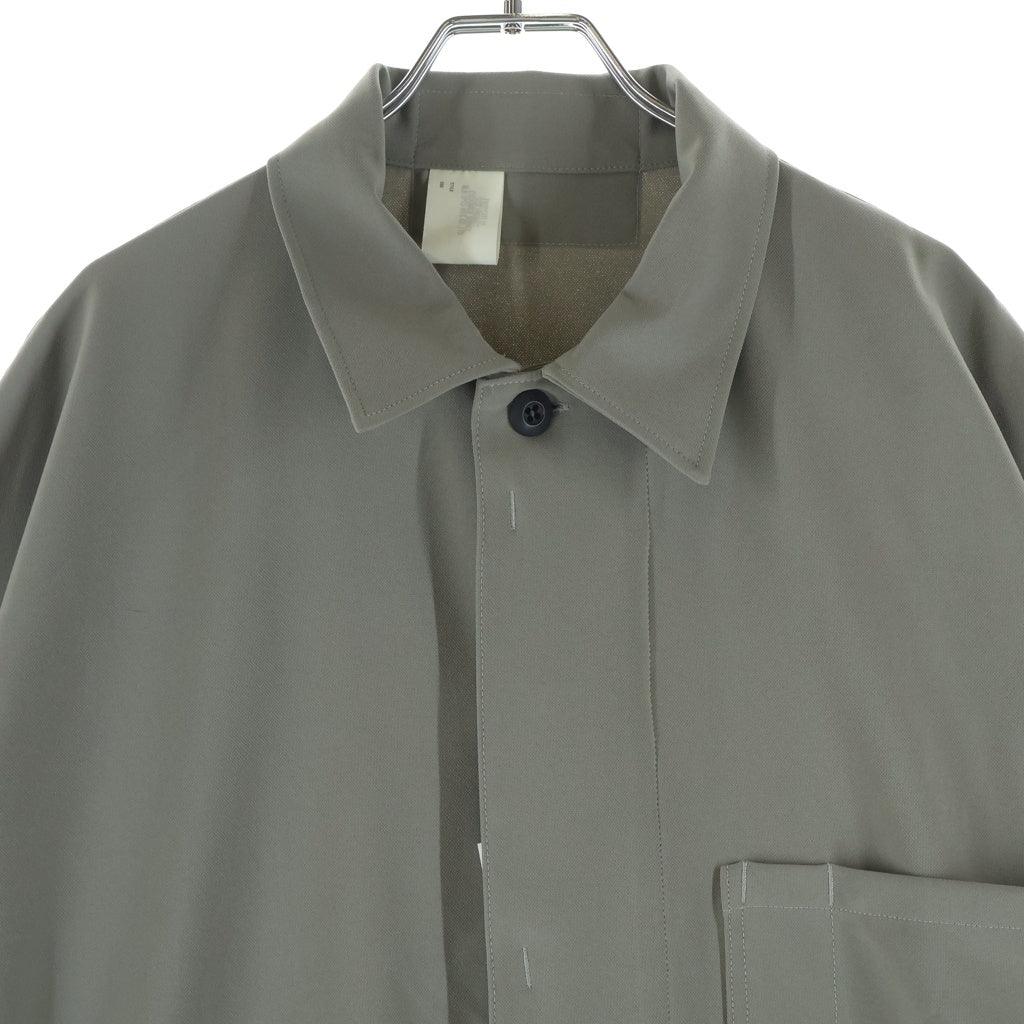 N.HOOLYWOOD(エヌハリウッド) 24SS HALF SLEEVE SHIRT 比翼ボタン ハーフスリーブ ポリシャツ カーキ 9241-SH50-005