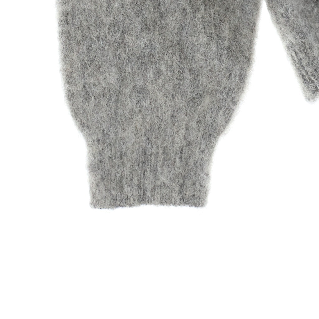 YOKE(ヨーク) 25AW 3COLOR MIX BABY ALPACA CREWNECK SWEATER ミックス ベイビー アルパカ クルーネックニットセーター グレー YK25FW01102S