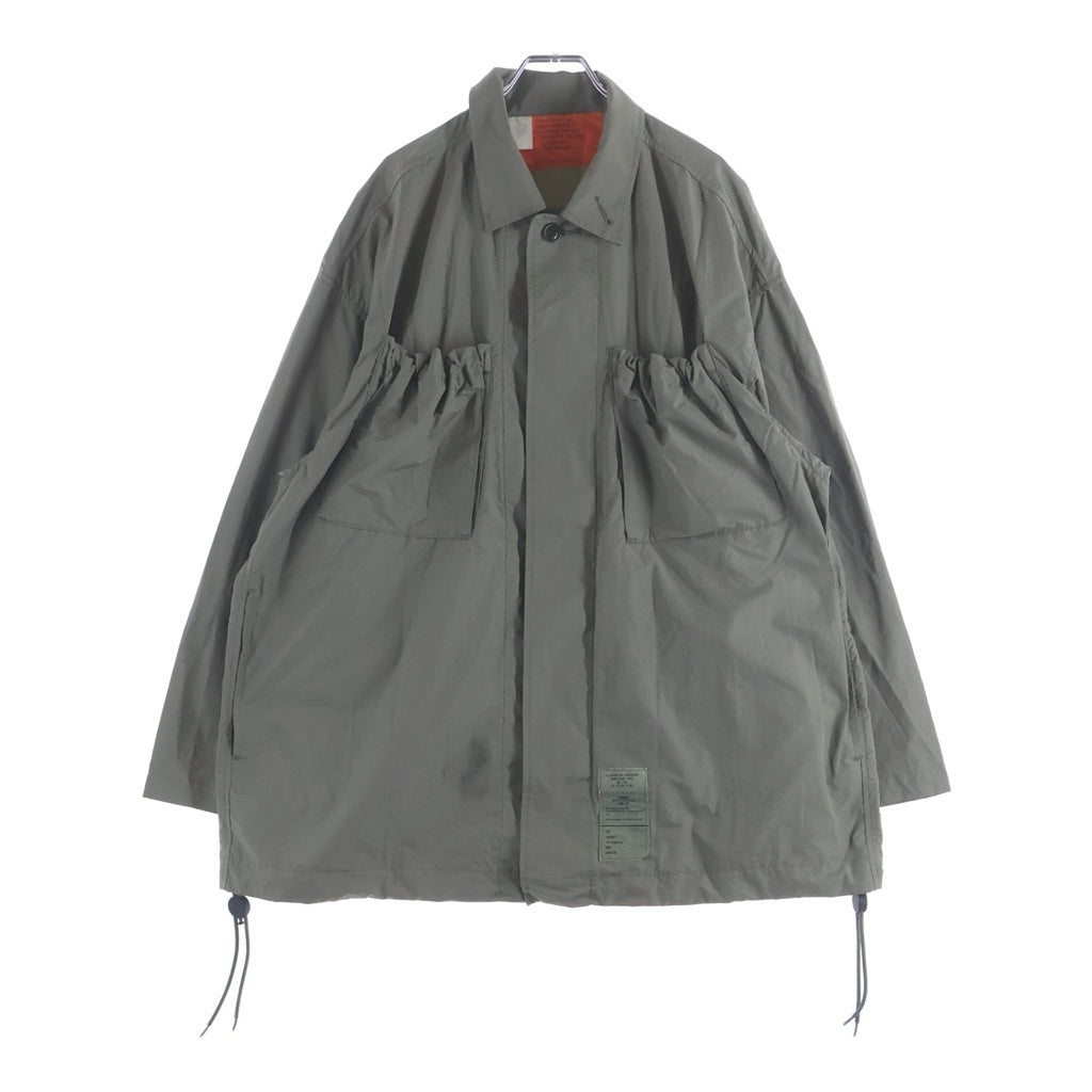 N.HOOLYWOOD(エヌハリウッド) 23SS ポリコットン ミリタリー シャツジャケット カーキ 9231-BL02-002