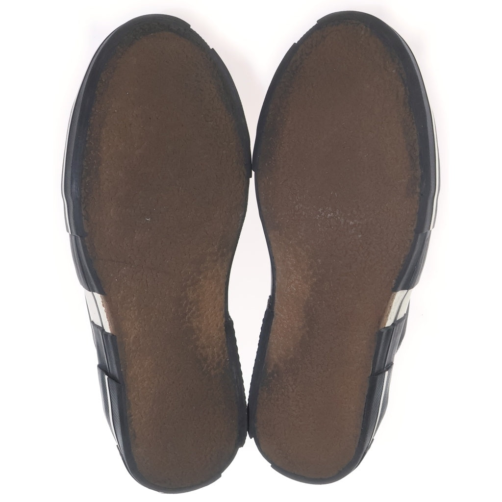 Y's(ワイズ) × xVESSEL SNEAKER SMOOTH LEATHER ヴェセル スムース レザー ローカットスニーカー ブラック YR-E12-701