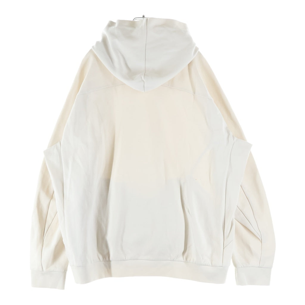 ATTACHMENT(アタッチメント) ポリコットン プルオーバースウェットパーカー フーディー アイボリー AJ12-218