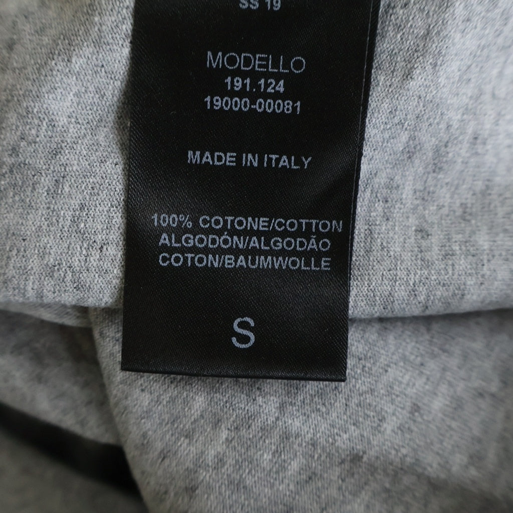 RAF SIMONS(ラフシモンズ) 19SS グラフィックフォトプリント クルーネック半袖Tシャツ カットソー グレー 191.124