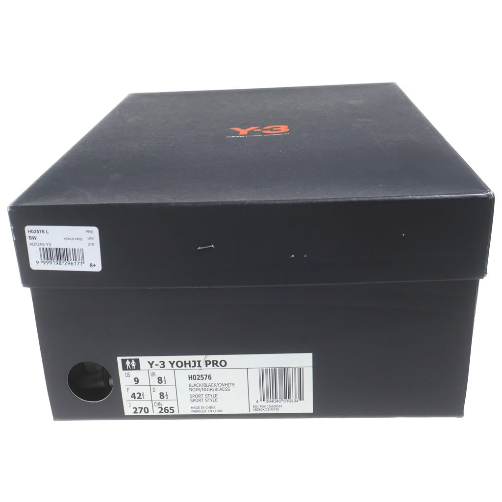 Y-3(ワイスリー) YOHJI PRO ヨウジ プロ ハイカットスニーカー ブラック US9/27cm H02576