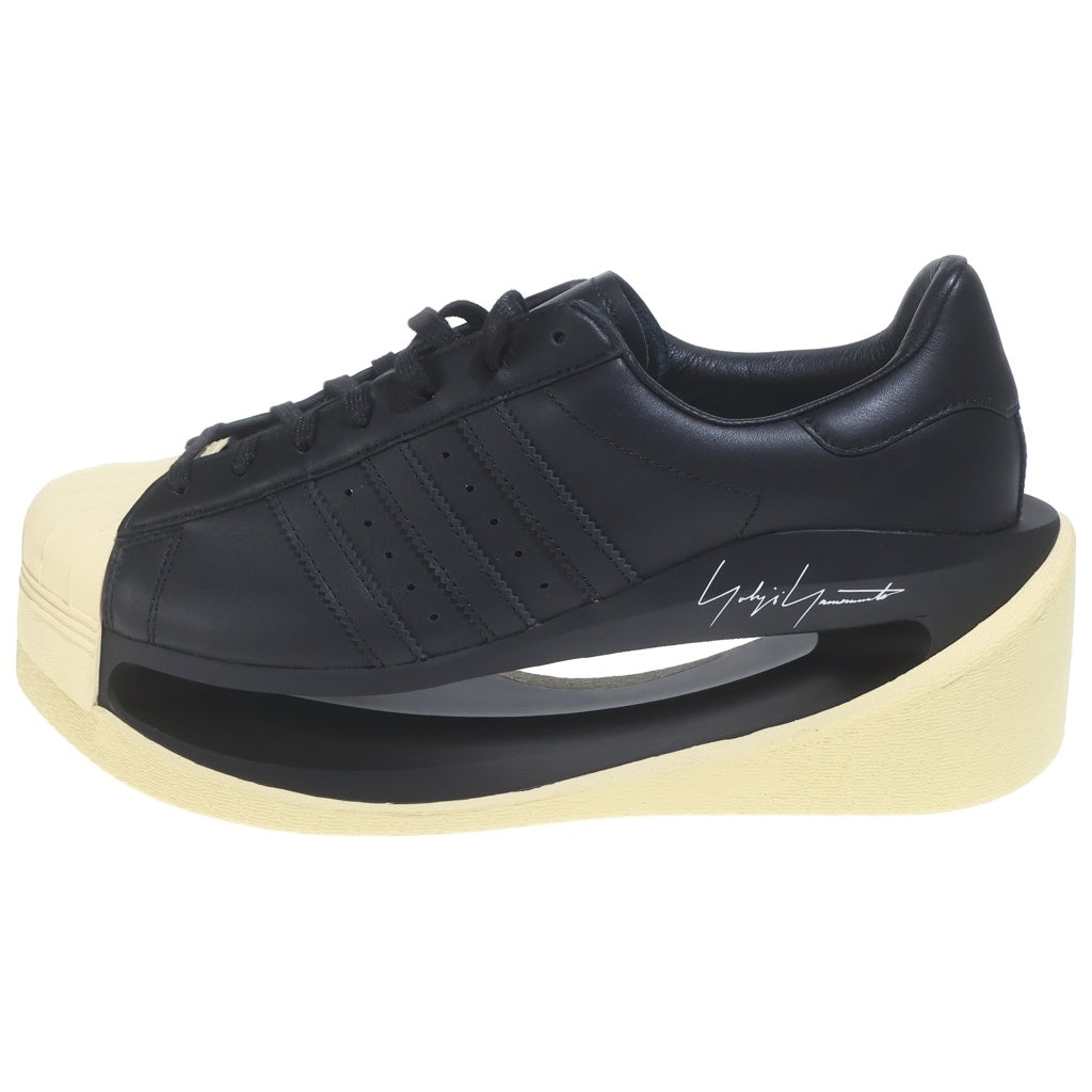 Y-3(ワイスリー) GENDO SUPERSTAR CORE BLACK ゲンドウ スーパースター コア ローカットスニーカー ブラック US9/27cm IG2937