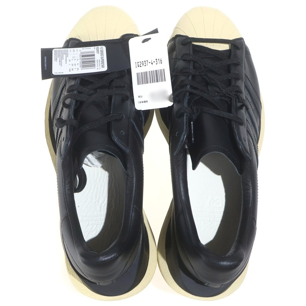 Y-3(ワイスリー) GENDO SUPERSTAR CORE BLACK ゲンドウ スーパースター コア ローカットスニーカー ブラック US9/27cm IG2937