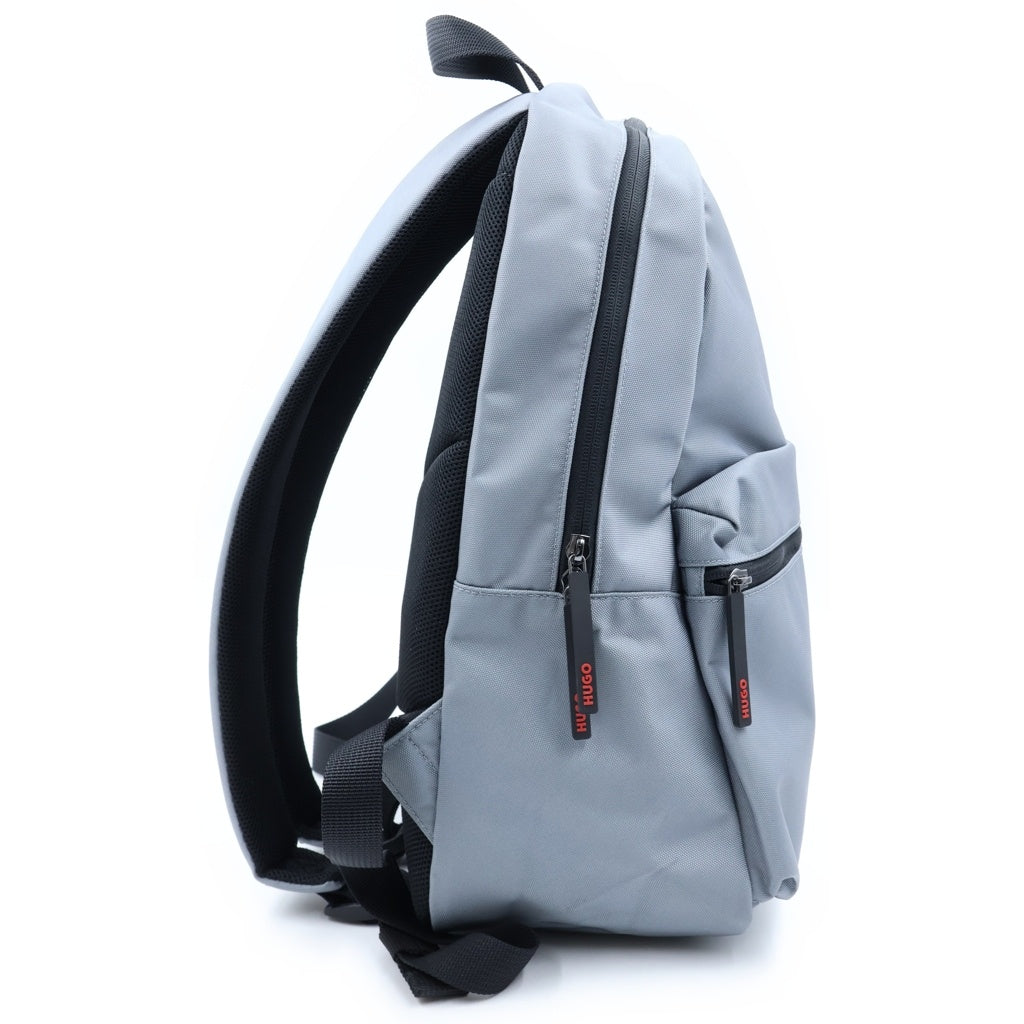 HUGO BOSS(ヒューゴボス) ETHON BACKPACK エトン ロゴパッチ バックパック リュックサック グレー 50455562