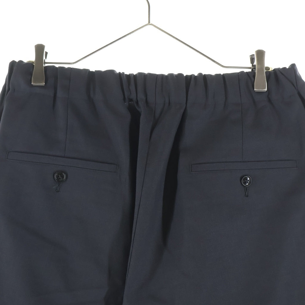 WEWILL(ウィーウィル) PAJAMA TROUSERS ウール混 パジャマ トラウザーズパンツ グレー W-015-6009