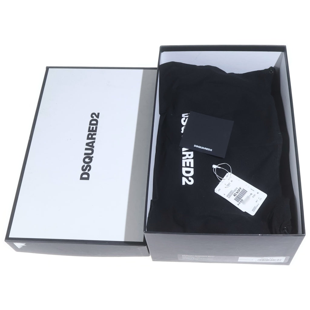 DSQUARED2(ディースクエアード) レザー アップトゥ コインローファー ワインレッド