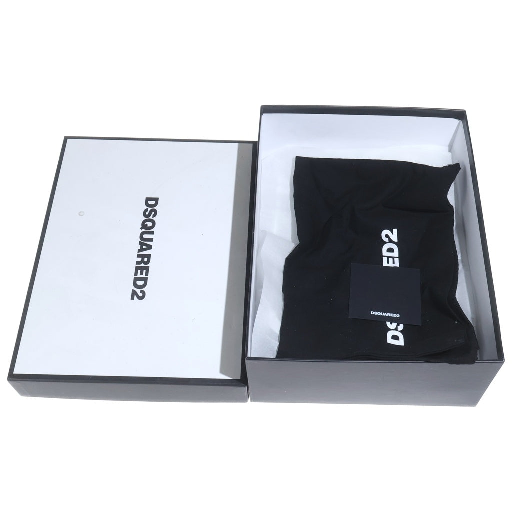 DSQUARED2(ディースクエアード) デニム ラバーソール レースアップブーツ インディゴ