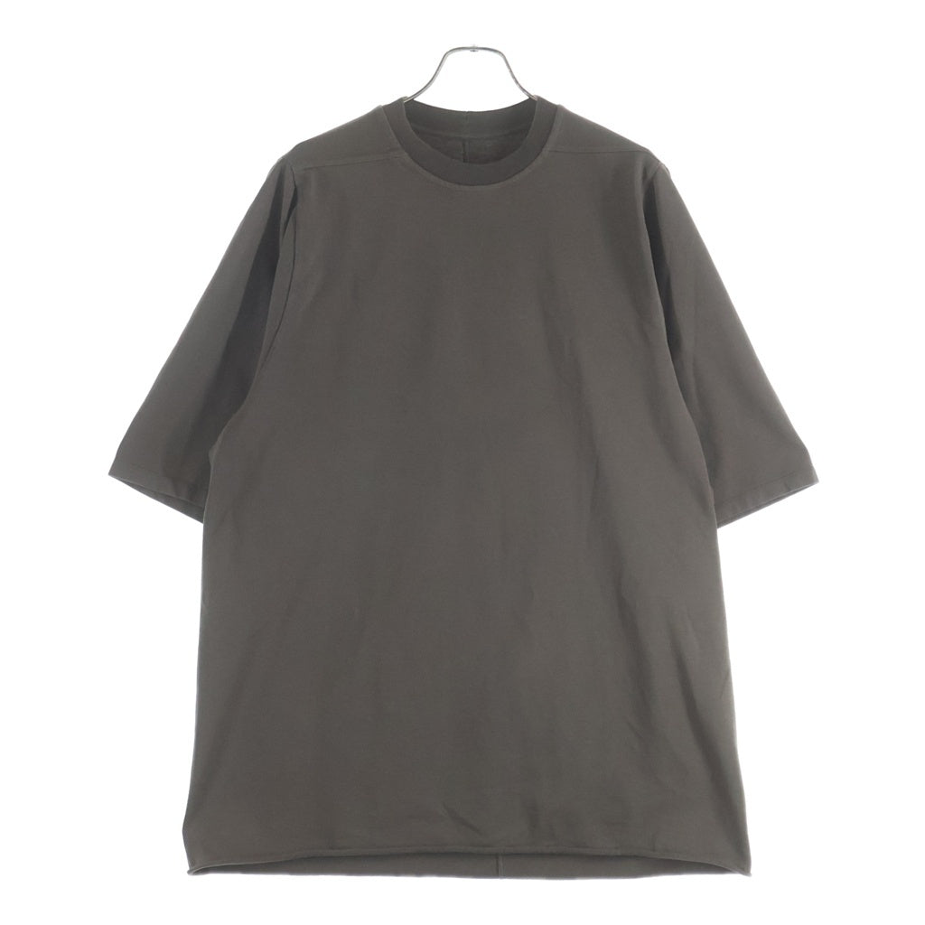 Rick Owens(リックオウエンス) 25AW JUMBO T ジャンボ クルーネック 半袖Tシャツ カットソー グレー RR021E1274-RIG