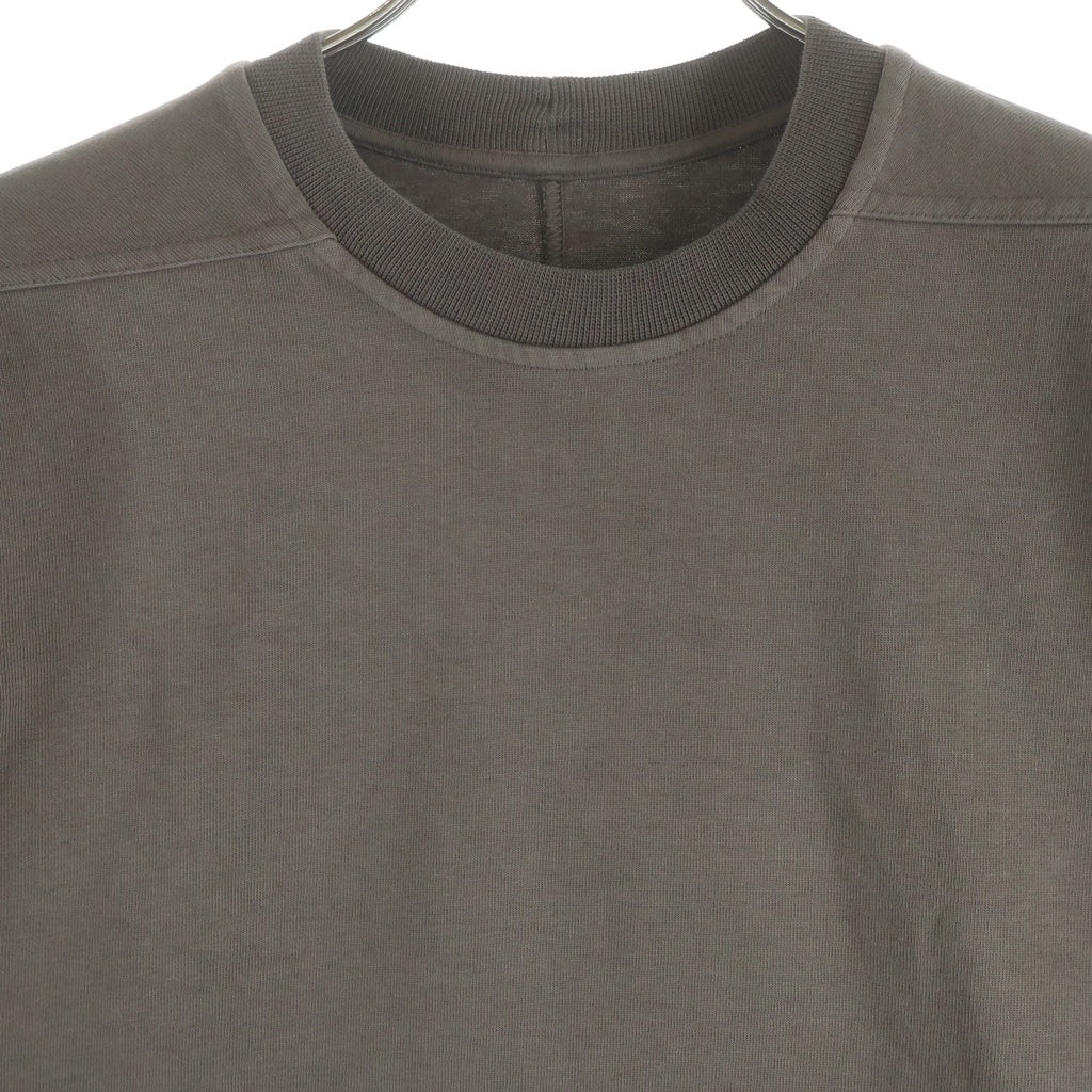 Rick Owens(リックオウエンス) 25AW JUMBO T ジャンボ クルーネック 半袖Tシャツ カットソー グレー RR021E1274-RIG