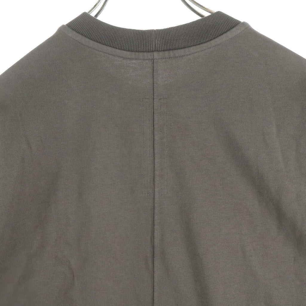 Rick Owens(リックオウエンス) 25AW JUMBO T ジャンボ クルーネック 半袖Tシャツ カットソー グレー RR021E1274-RIG