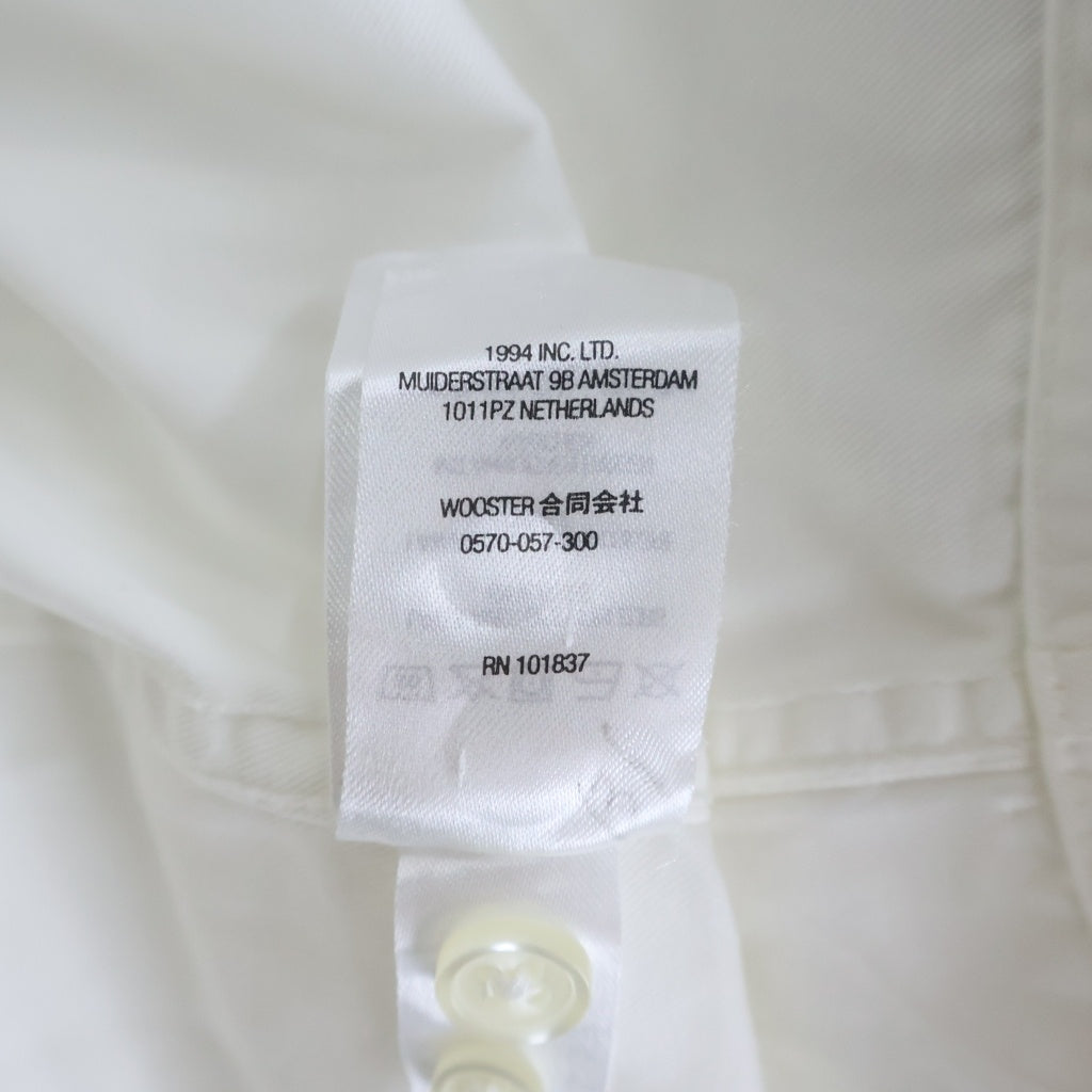 SUPREME(シュプリーム) 21AW Small Box Twill Shirt スモールボックスロゴ ツイル ボタンダウン 長袖シャツ ホワイト