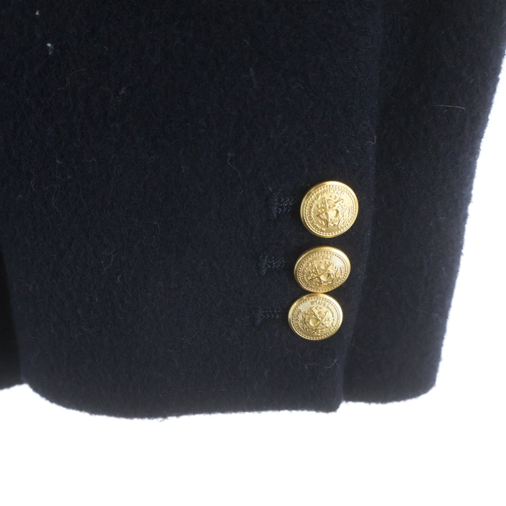 WTAPS(ダブルタップス) 16AW Academy Jacket Wool Mosser ウールモッサ 金ボタンアカデミージャケット ブラック 162GWDT-JKM01