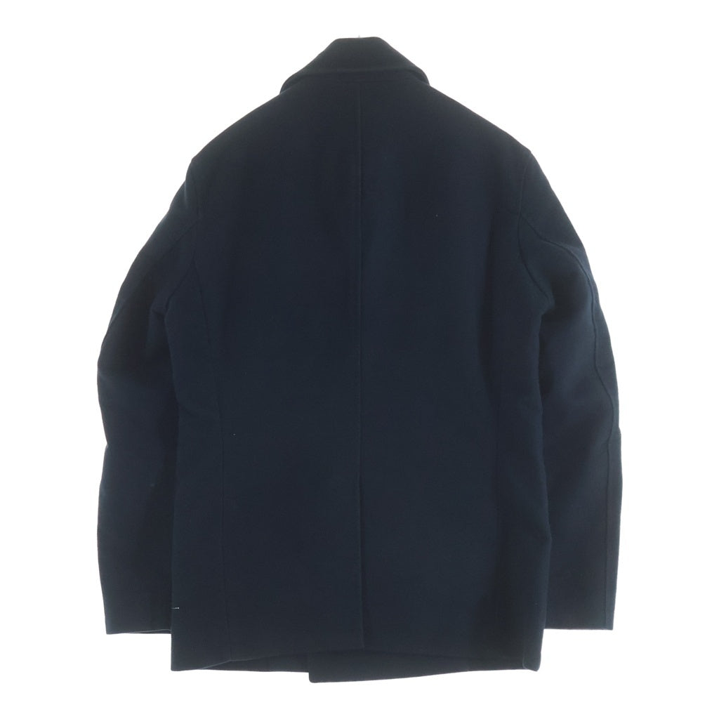 SUPREME(シュプリーム) 11AW Peacoat コットンモールスキン 裏地ペイズリーピーコート ネイビー