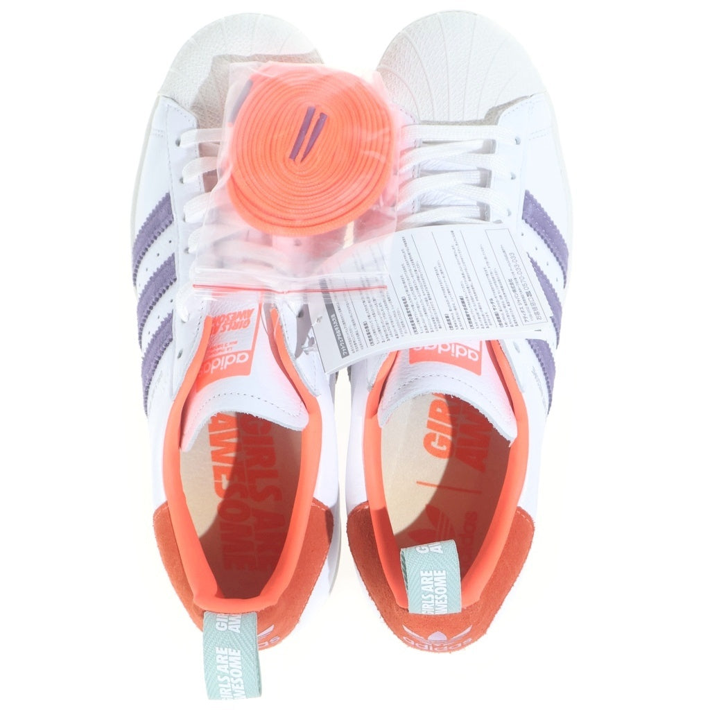 adidas(アディダス) ×GIRLS ARE AWESOME SUPERSTAR ガールズアーオーサム スーパースター ローカットスニーカー ホワイト US8/26.0cm FW8087