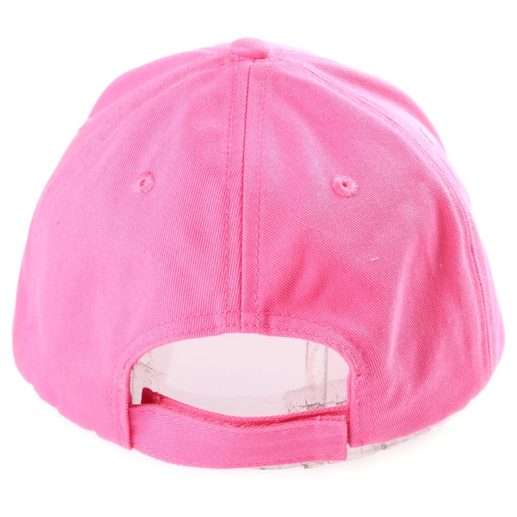 VERSACE(ヴェルサーチ) LOGO COTTON BASEBALL CAP ロゴエンブロイダリー ベースボールキャップ ピンク ICAP004S 1A07230 レディース