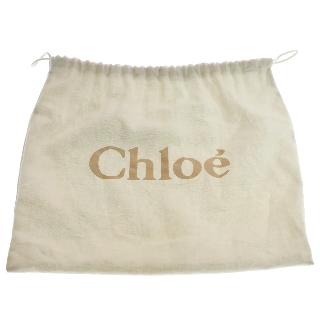 Chloe(クロエ) DREW ドリュー チェーンショルダー レザークロスボディーバッグ イタリア製 レディース ホワイト